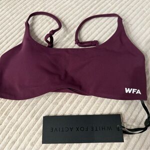 White Fox Boutique Deep Purple Sports Bra